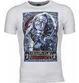 Mascherano T-shirt - Chucky Poster Print - White