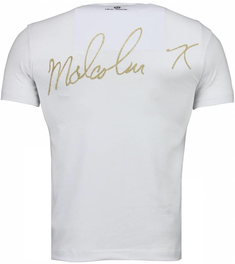 Local Fanatic Malcolm X - T-shirt - White