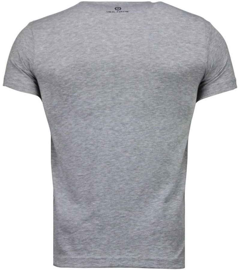 Local Fanatic One Dollar Eye - T-shirt - Grey