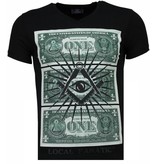 Local Fanatic One Dollar Eye - T-shirt - Black