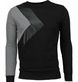 Enos Triangle Style - Sweater - Black