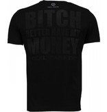 Local Fanatic Better Have My Money - Rhinestone T-shirt - Black