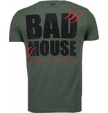 Local Fanatic Bad Mouse - Rhinestone T-shirt - Green