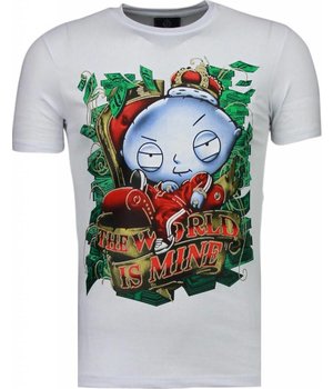 Mascherano Rich Stewie - T-shirt - Wit