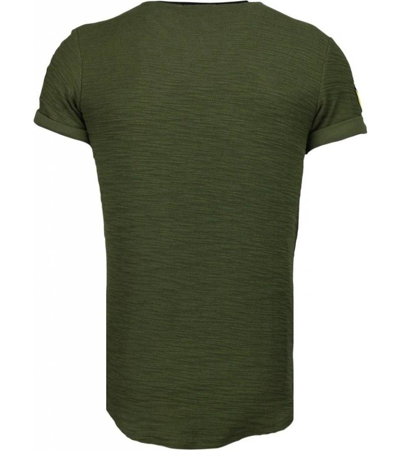 John H Exclusief Military Patches - T-Shirt - Green