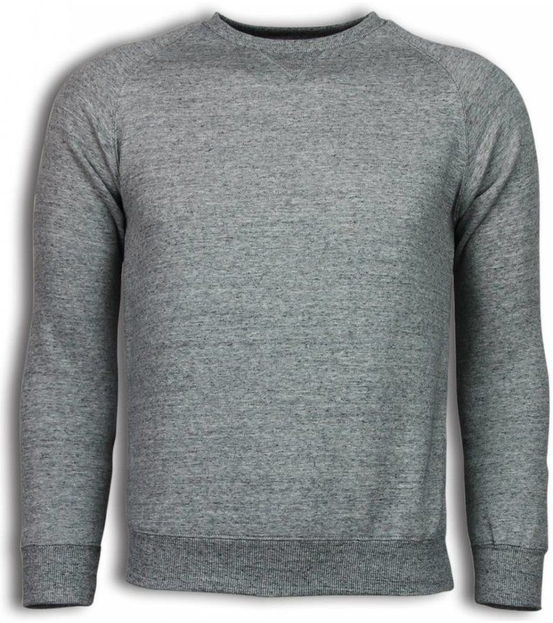 Enos Basic Fit Crewneck- Sweater - Grey