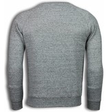 Enos Basic Fit Crewneck- Sweater - Grey