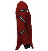 John H 3D Numbered Pocket - Long Fit - Rood