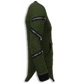 John H 3D Numbered Pocket - Long Fit - Groen