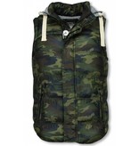 Yole Bodywarmer - Hooded Camouflage - Green