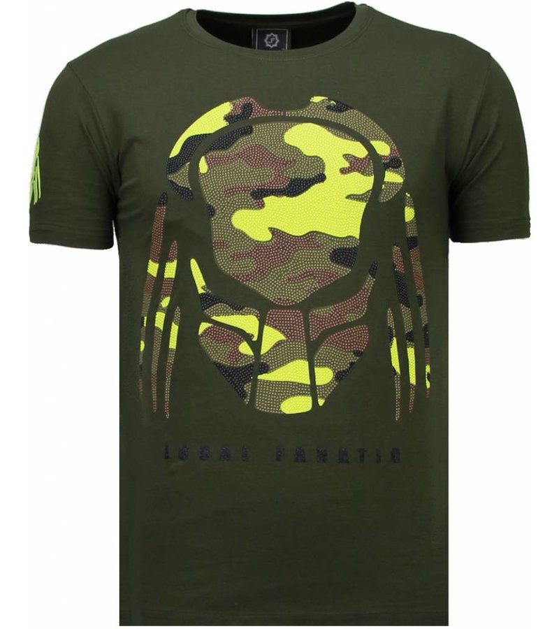 Local Fanatic Predator - Rhinestone T-shirt - Green