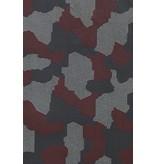 Gentile Bellini Italian Shirts - Slim Fit Long Sleeve Shirt - Dotted Camouflage Pattern - Burgundy