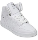 Cash Money Men Shoes -  Sneaker High - Jailor White Matt