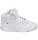 Cash Money Men Shoes -  Sneaker High - Jailor White Matt