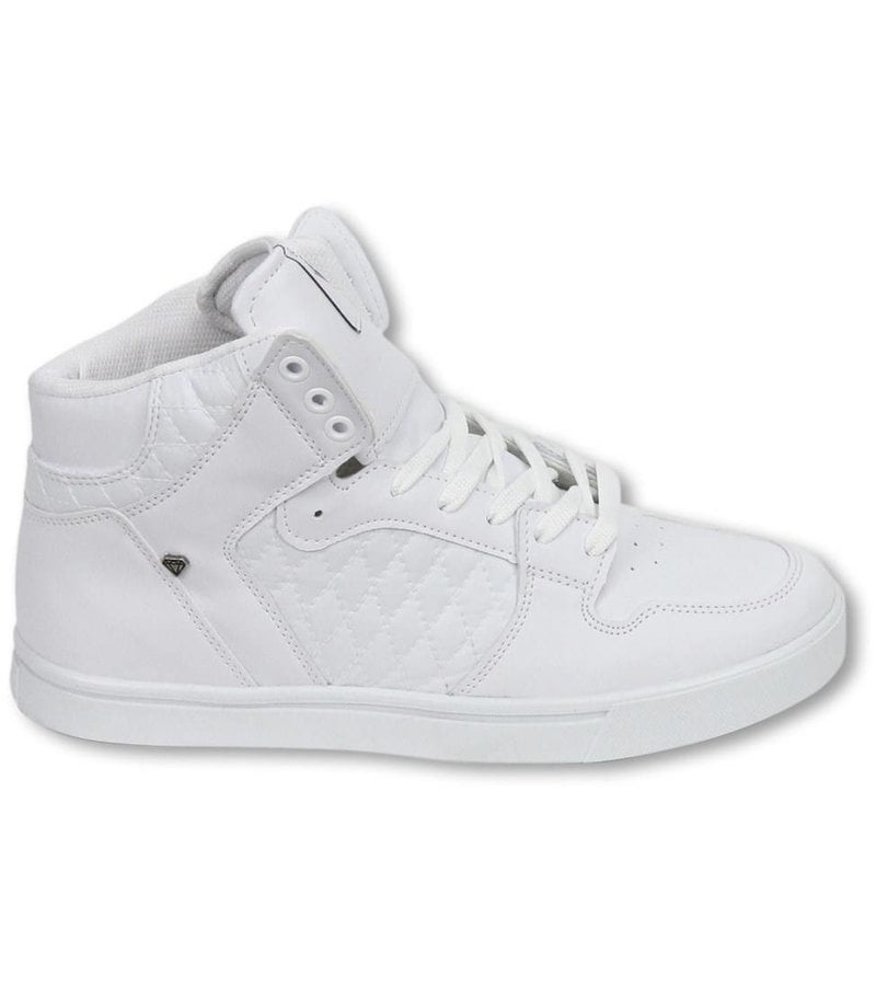 Cash Money Men Shoes -  Sneaker High - Jailor White Matt