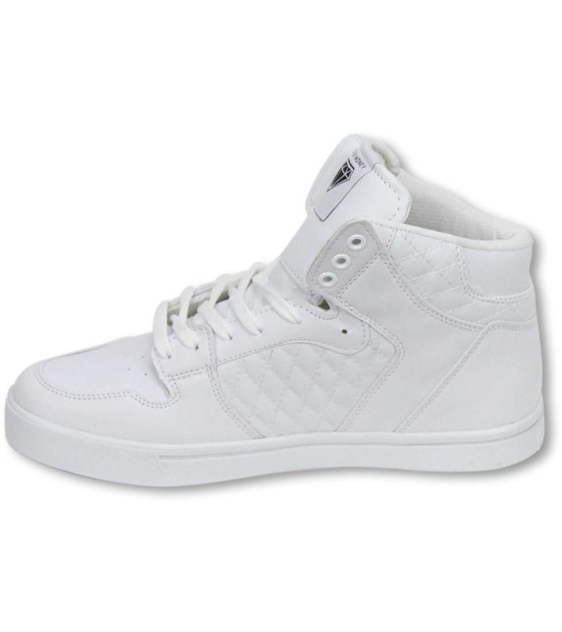 Cash Money Men Shoes -  Sneaker High - Jailor White Matt