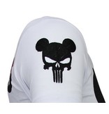 Local Fanatic Punisher Mickey - Rhinestone T-shirt - White