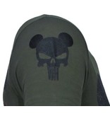 Local Fanatic Punisher Mickey - Rhinestone T-shirt - Khaki