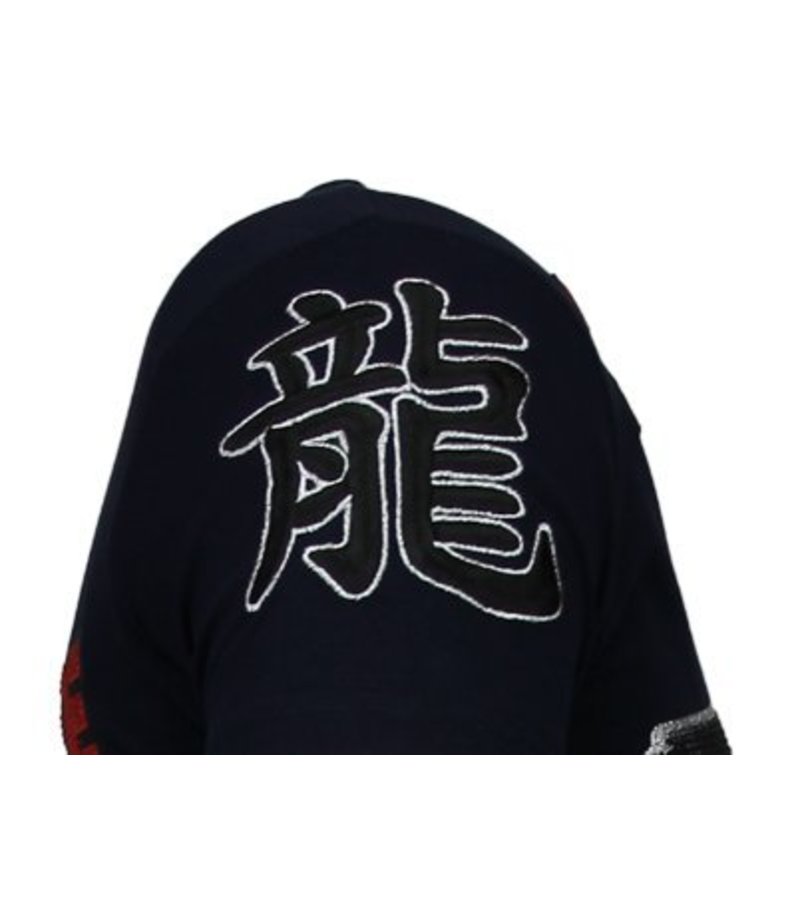 Local Fanatic Fighter Legend - Rhinestone T-shirt - Navy