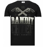 Local Fanatic Bandit Chief - Rhinestone T-shirt - Black