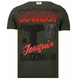 Local Fanatic Cocaine Cowboy - Rhinestone T-shirt - Khaki