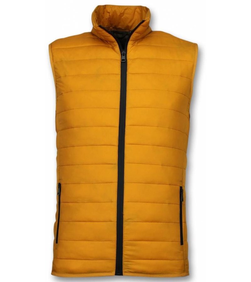 Y chromosome Men Bodywarmer - Casual Bodywarmer - Yellow