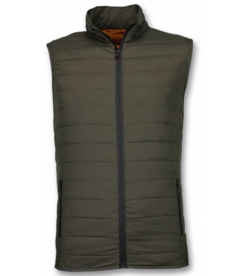 Y chromosome Men Bodywarmer - Casual Bodywarmer - Green