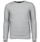 Enos Side Buttons Sweatshirt Men - Grey