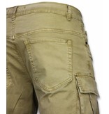 Enos Multi Pocket Shorts Men - Beige