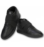 Sixth June Men High Sneakers With Straps - Black