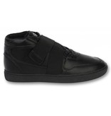 Sixth June Men High Sneakers With Straps - Black