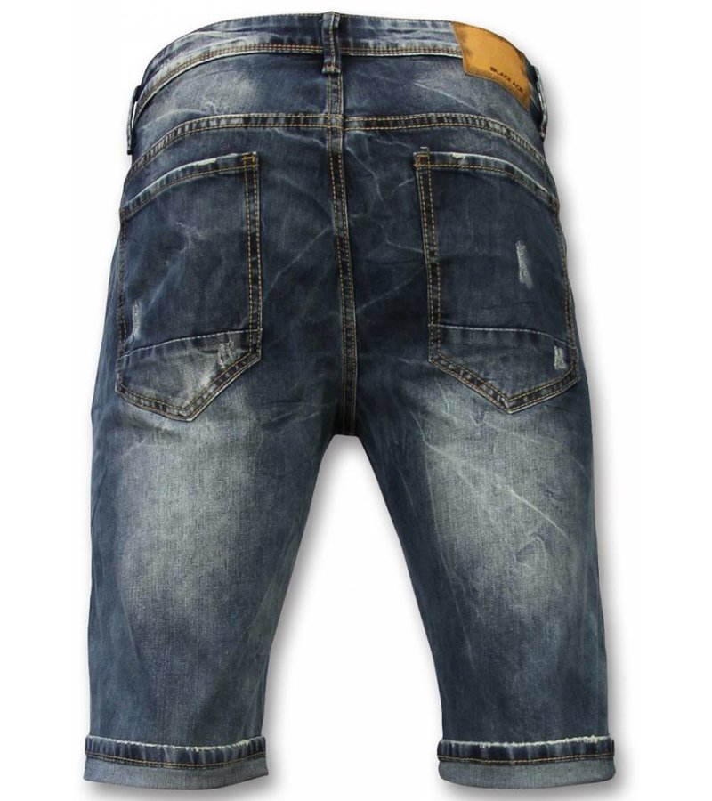 Black Ace Basic Short Pants For Men - Blue