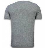 Mascherano Stewie Home Alone Printed T Shirt Men - Grey