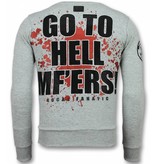 Local Fanatic Glory Marvin Spartacus Sweater Men - Grey