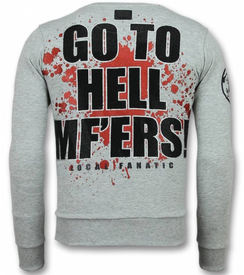 Local Fanatic Glory Marvin Spartacus Sweater Men - Grey