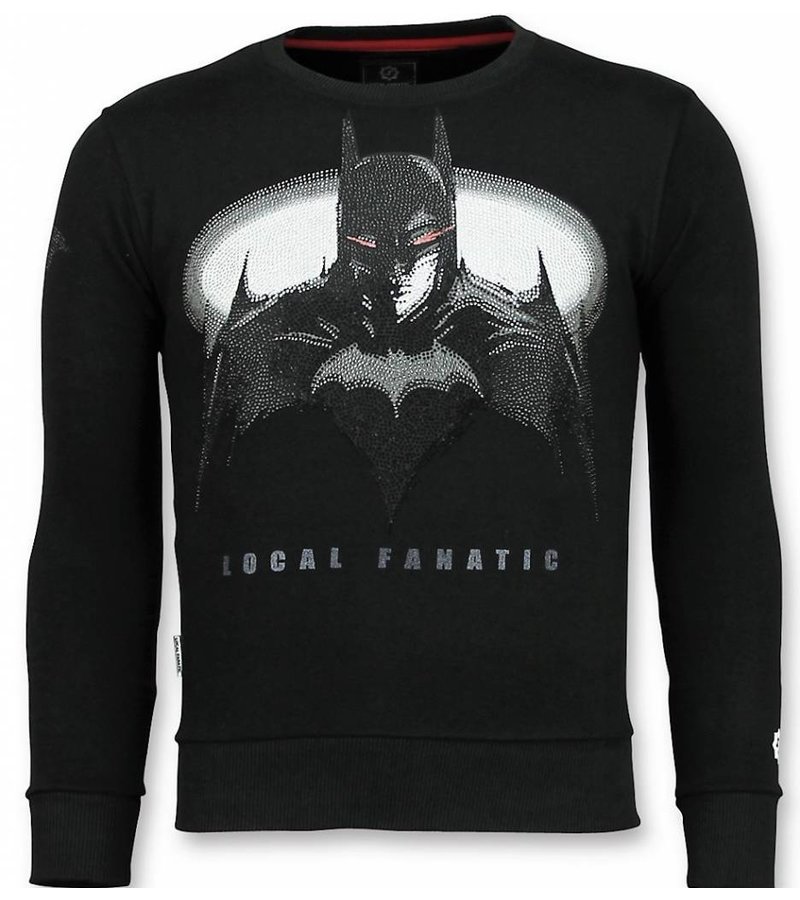 Local Fanatic Batman printed Sweatshirt Men - Black