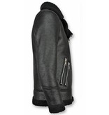 Frilivin Short Lammy Coat For Men - Black