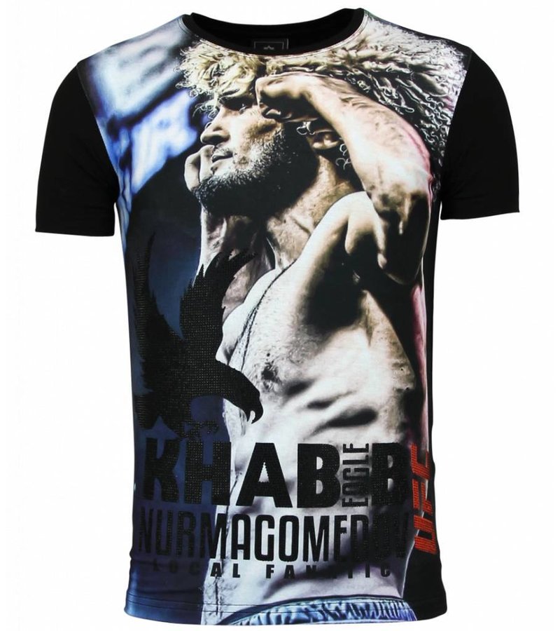 Local Fanatic Khabib The Eagle Men T-Shirt - Black