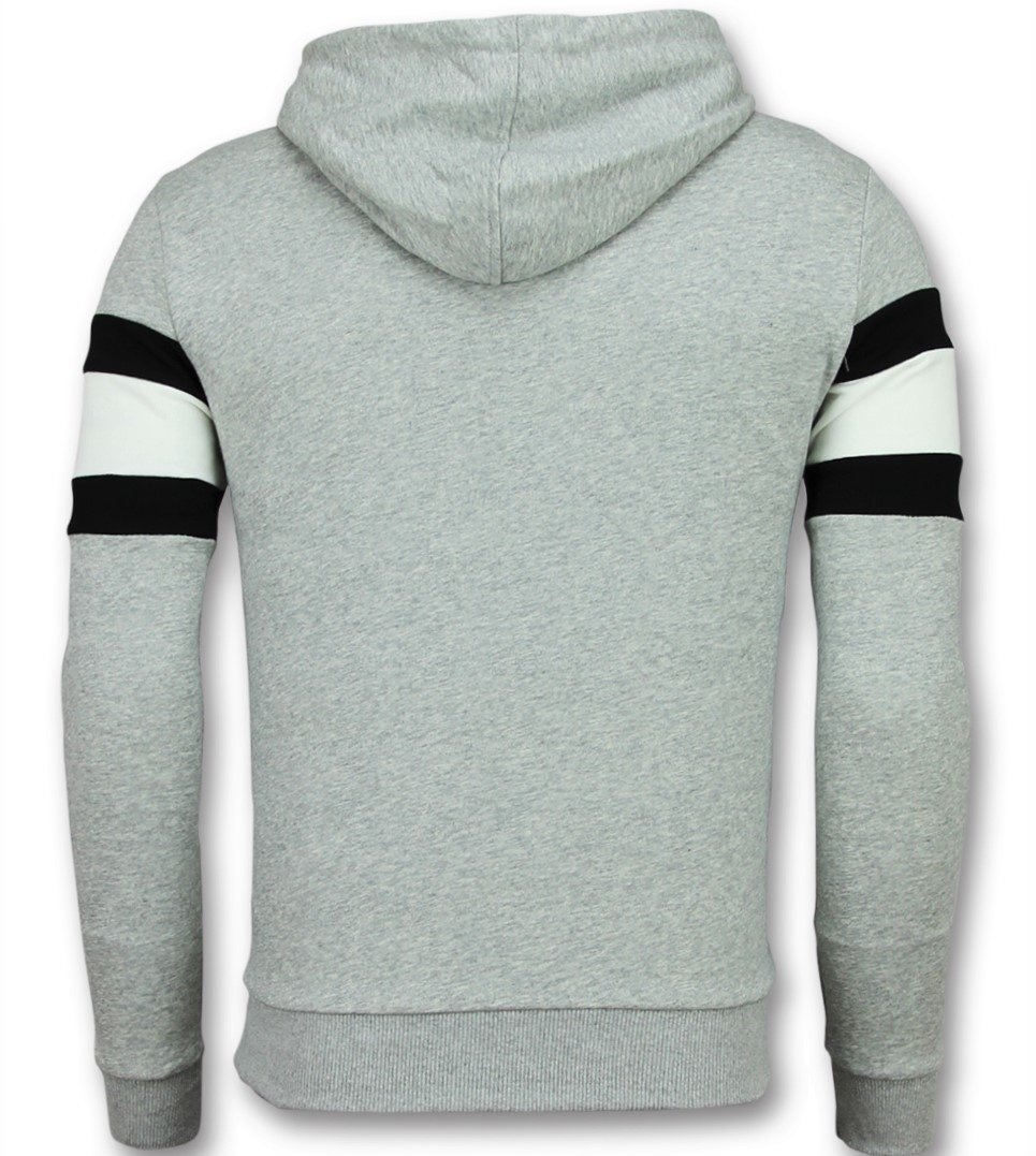 Destroy Printed Hoodies For Men Grey | - Styleitaly.eu