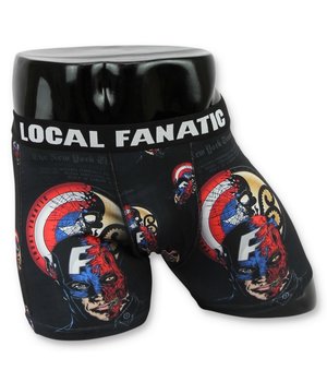 Local Fanatic Printed Men Underwear Captain America