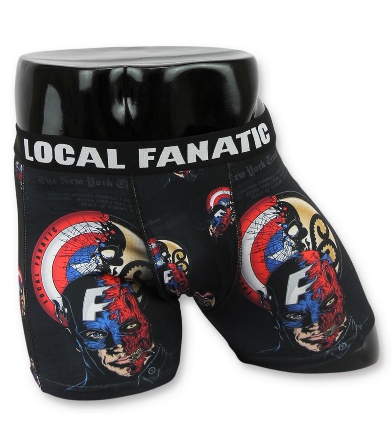 Local Fanatic Printed Men Underwear Captain America