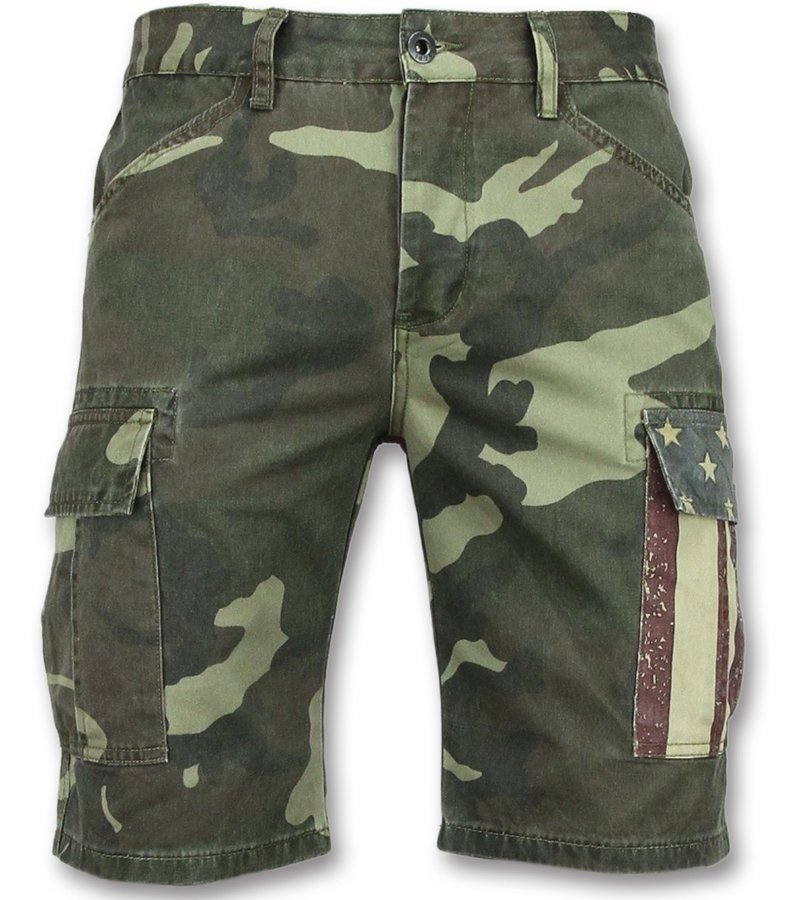 Enos Camouflage Shorts Pants Men - Green