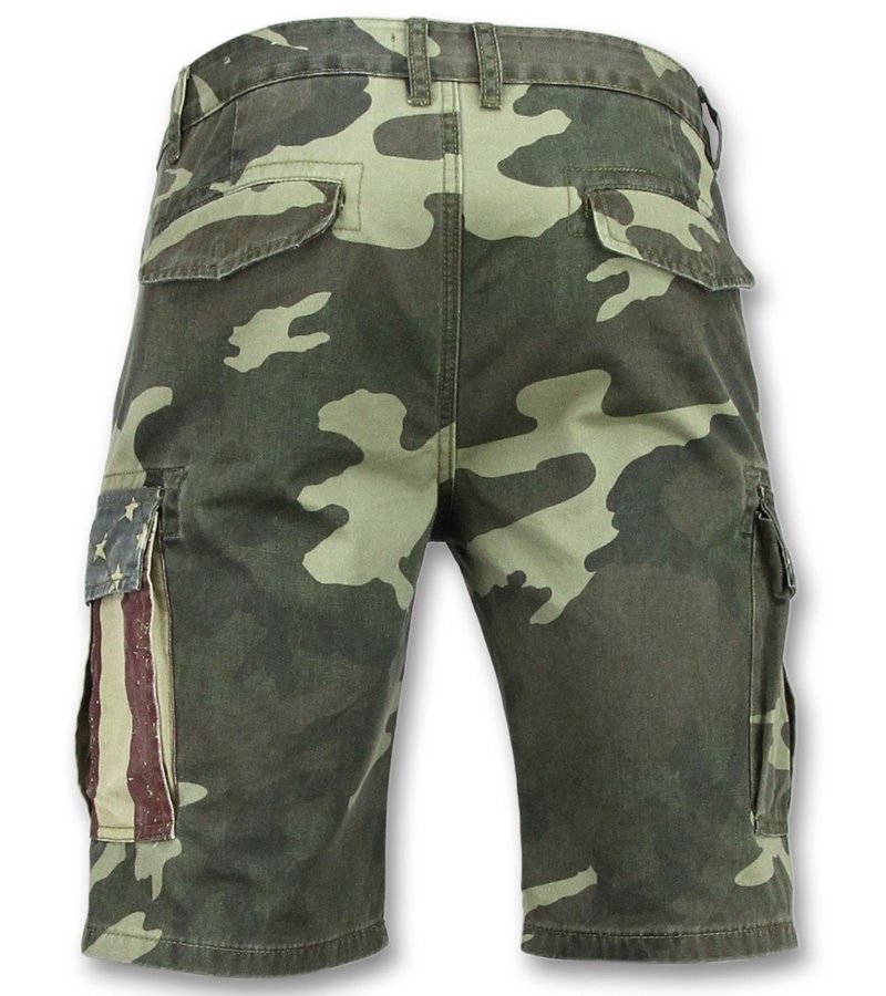 Enos Camouflage Shorts Pants Men - Green