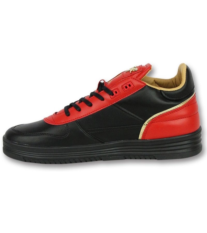 Cash Money Men Sneaker Luxury Black Red