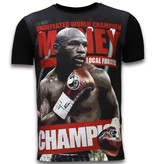 Local Fanatic Money Champion - Digital Rhinestone T-shirt - Black