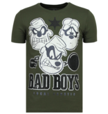 Local Fanatic Beagle Boys Funny T Shirt Men - Green