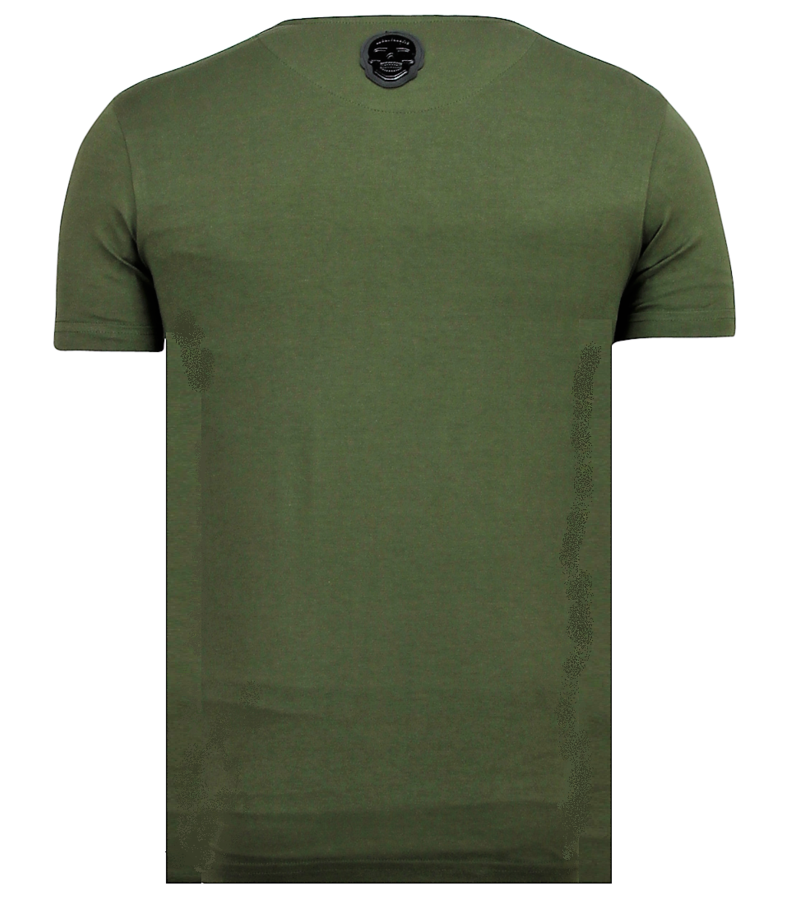 Local Fanatic Men Printed T Shirt ICONS - Green