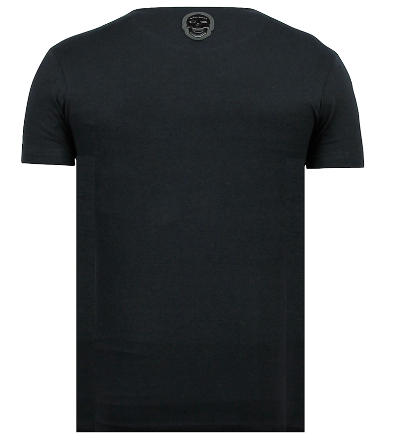 Local Fanatic ICONS Printed T Shirt For Men - Black