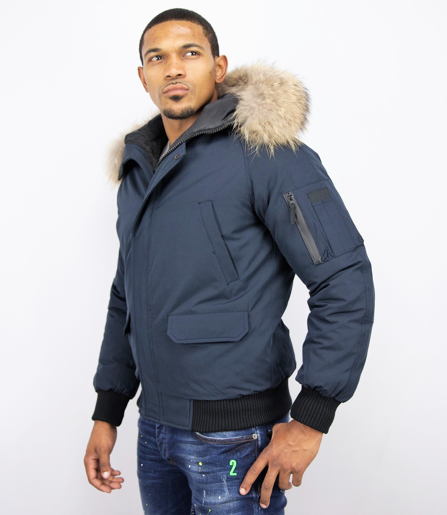 puma white windbreaker