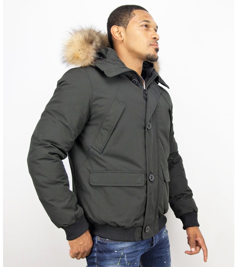 Warren Webber  Short Winter Jacket Canada Men - Black